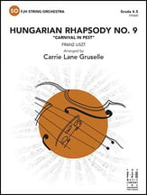 Hungarian Rhapsody No. 9 Orchestra sheet music cover